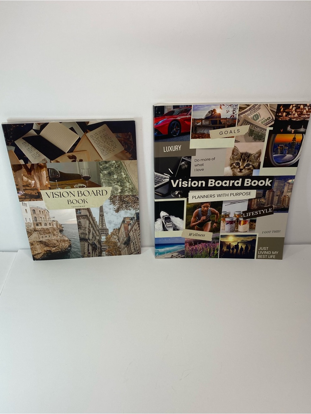2-Book Vision Board Kit | Tandobird & Planners with Purpose
